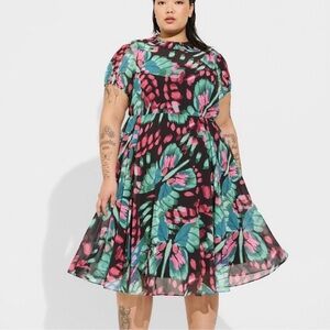Torrid Butterfly Dress